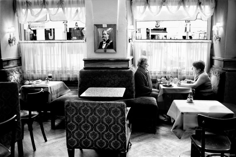 Hannelore & Anna, Café Frauenhuber, Vienne, Autriche - 2014