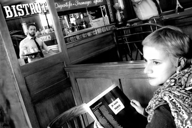 Sylvie, Brasserie À la Tour Eiffel, Paris, France - 2015