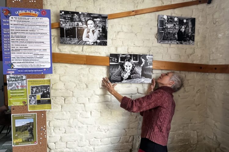 Exposition « Portraits d'auteur(e)s dans les cafés d’Europe », Tok'ici, Lille - 2025