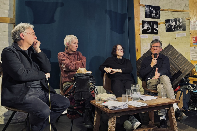 Exposition « Portraits d'auteur(e)s dans les cafés d’Europe », Table ronde avec Corinne Maier & Bénédicte Vidaillet, Tok'ici, Lille - 2025
