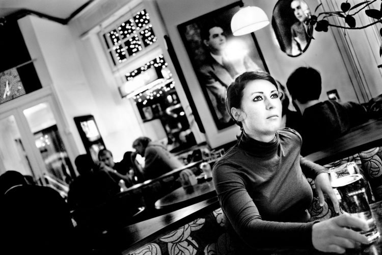 Eva, Café Rüdigerhof, Vienne, Autriche - 2014