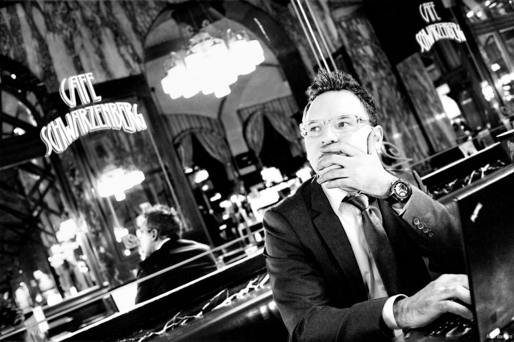 Bernhard, Café Schwarzenberg, Vienne, Autriche - 2014