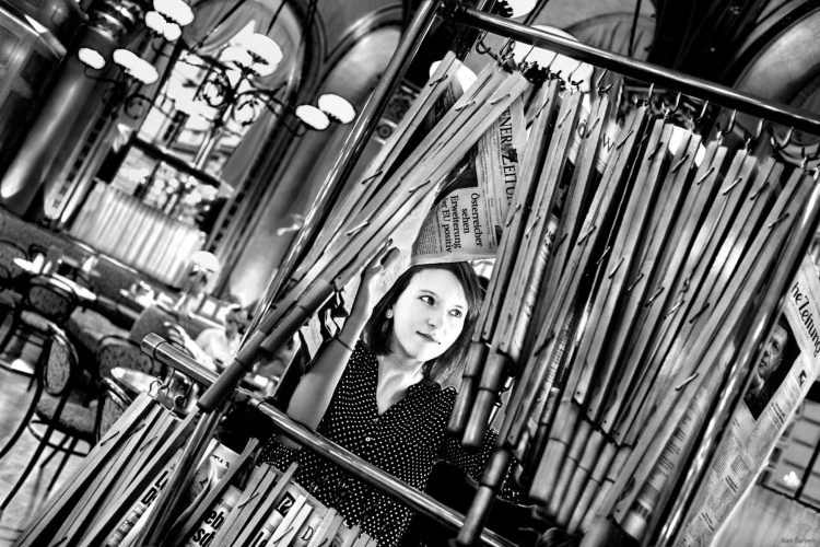 Lena, Café Central, Vienne, Autriche - 2014