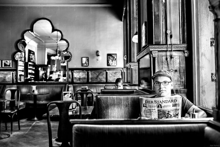 Simon, Café Goldegg, Vienne, Autriche - 2014