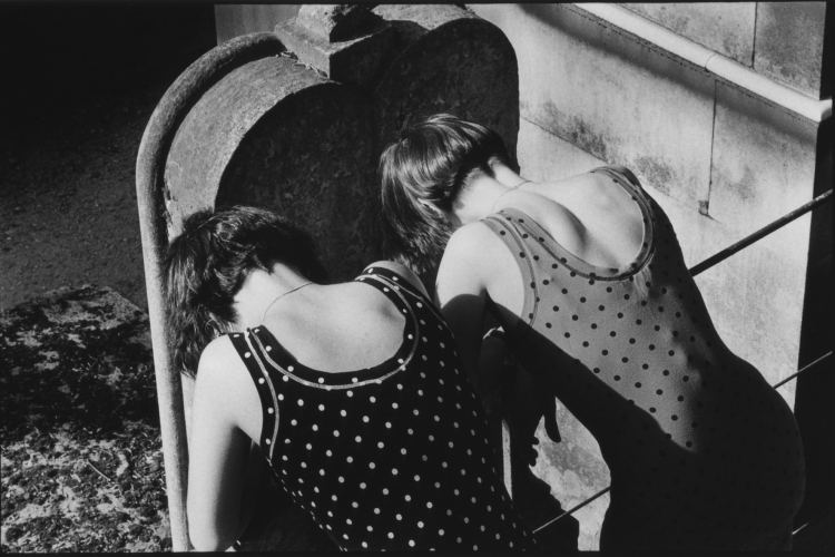 Corinne & Claire, Cimetière de Montmartre, Paris, France - 1988