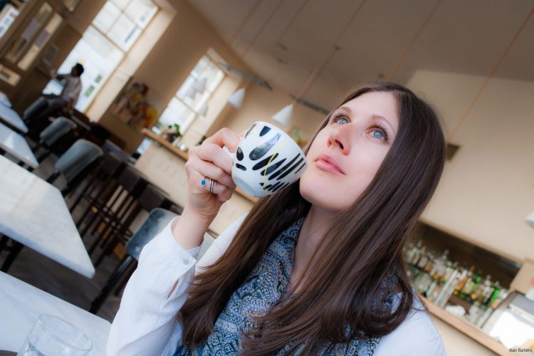 Stephanie, Café Florianihof, Vienne, Autriche - 2014