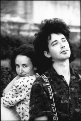 Serge avec amie, Paris, France - 1988