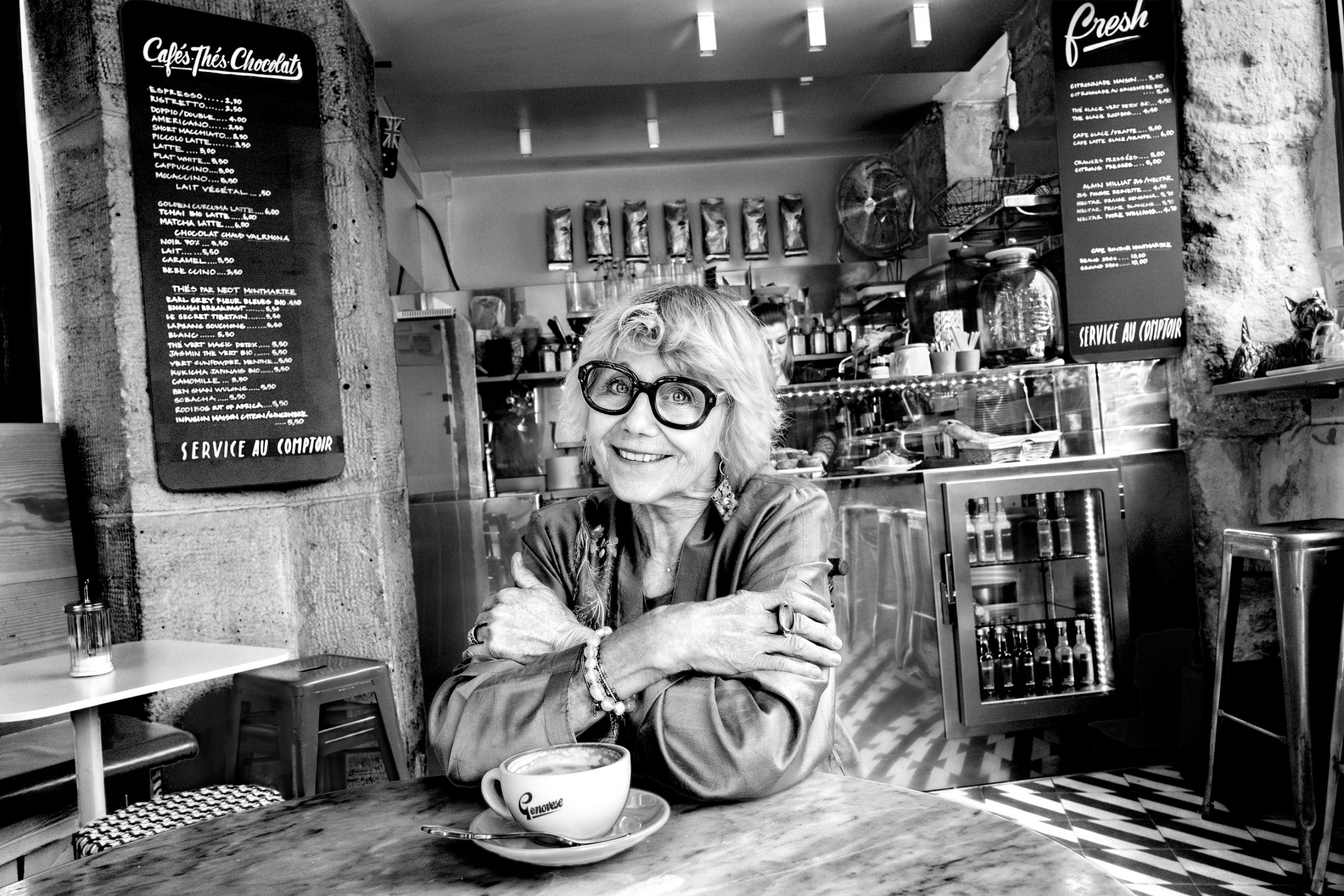Yla von Dach, Café Tabac, Paris, France - 2024
